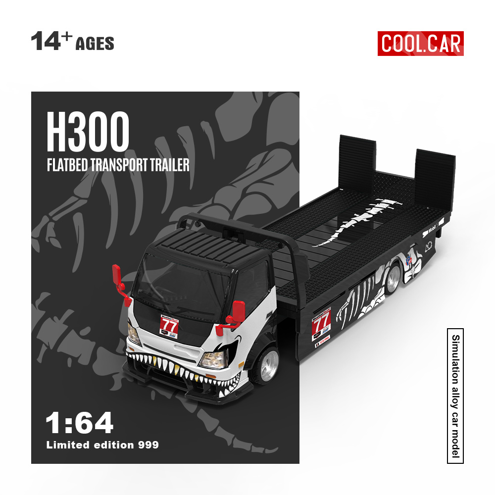 Die Cast Car 1 64 - Cool Car 1:64 H300 Rimorchio da