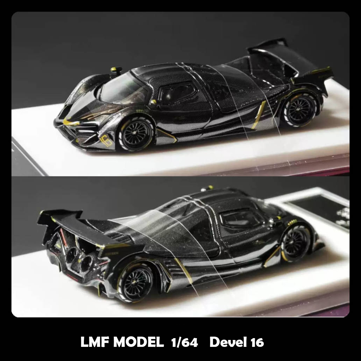 Die Cast Car 1 64 - LMF Modello 1:64 Devel 16 Hypercar
