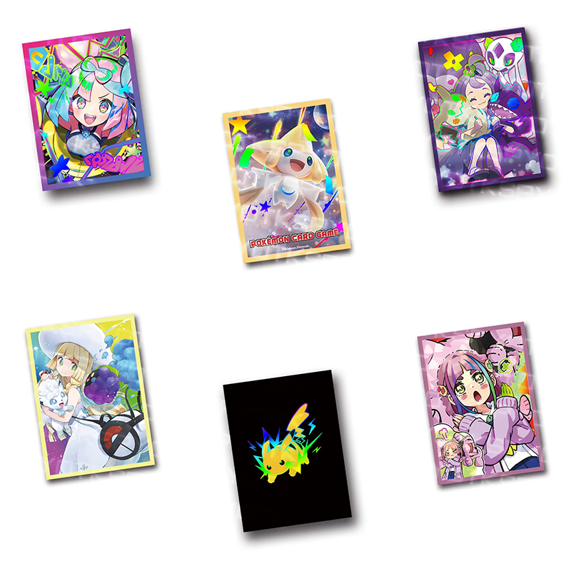 Card Penny Sleeve - 60 Pz/set 67x92mm Anime Pokemon Gioco