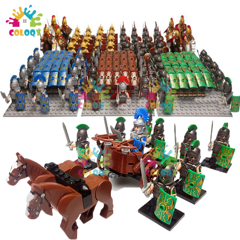 Lego Minifigure Holder - Giocattoli per bambini Legione romana Blocchi