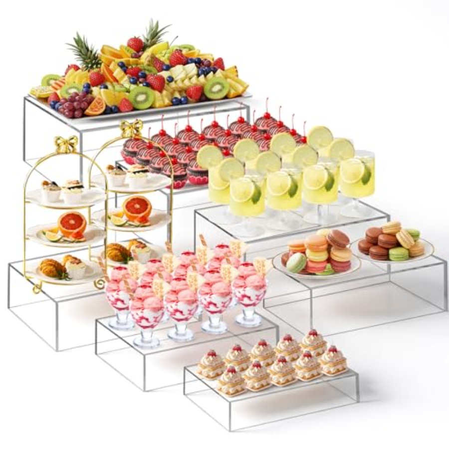 Set di 7 Alzate per Buffet Ext - Display Risers Set recensione e prezzo